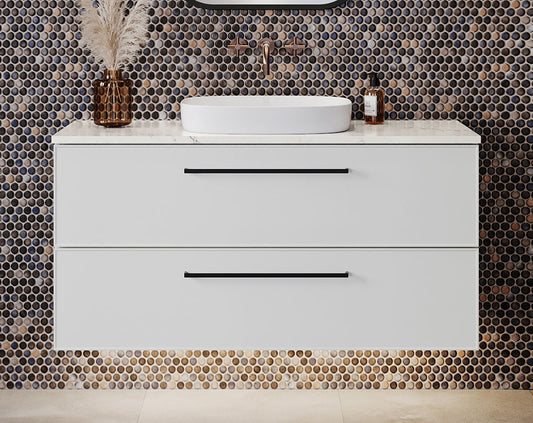 Timberline Henley Vanity White Gloss