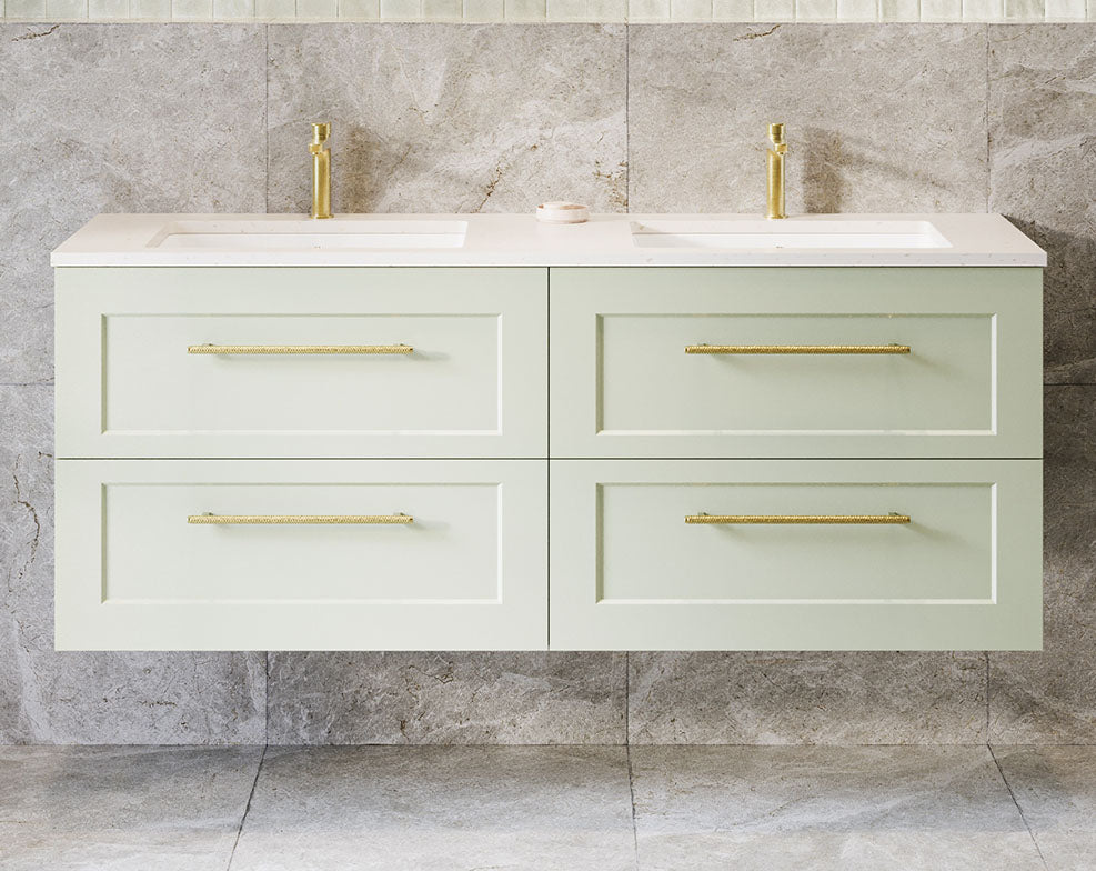 Timberline Henley Vanity White Gloss