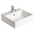 American Standard Heron Above Counter Basin — White, Ceramic