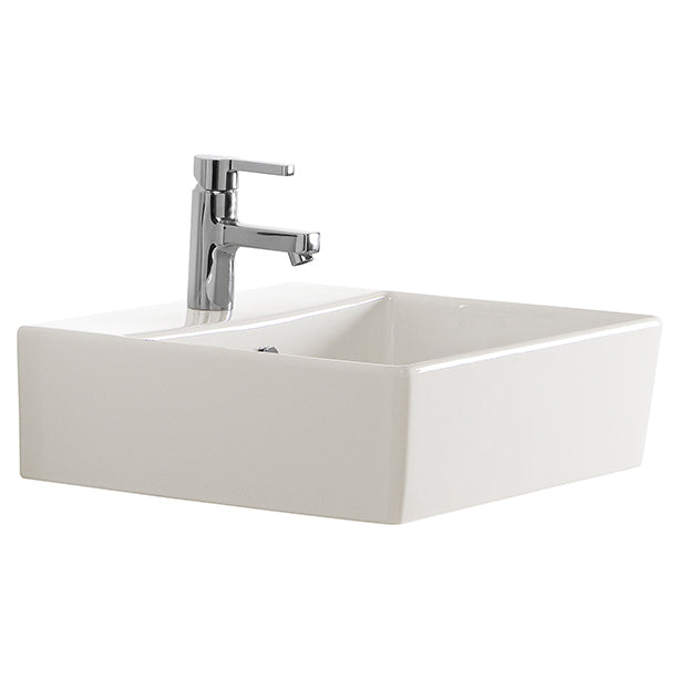 American Standard Heron Above Counter Basin — White, Ceramic