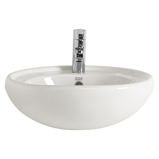 Studio Semi Recessed Basin with Fixing Kit