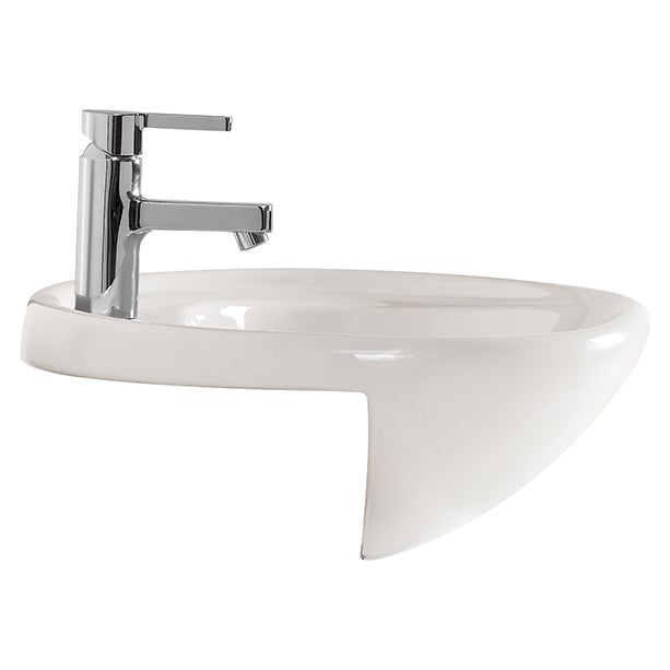 Studio Semi Recessed Basin with Fixing Kit