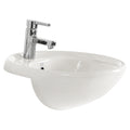 Studio Semi Recessed Basin with Fixing Kit