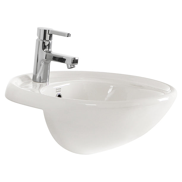 Studio Semi Recessed Basin with Fixing Kit