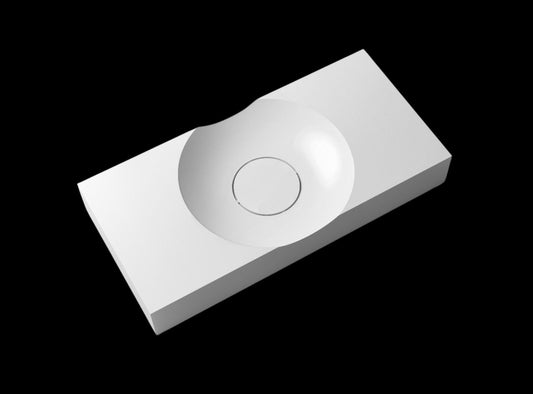 Hollywood VXA20-1000 Wall-Hung or Vanity Top Stone Basin