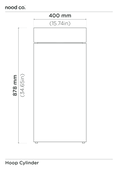 Cylinder - Hoop Basin (Charcoal)