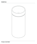 Cylinder - Hoop Basin (Karri)