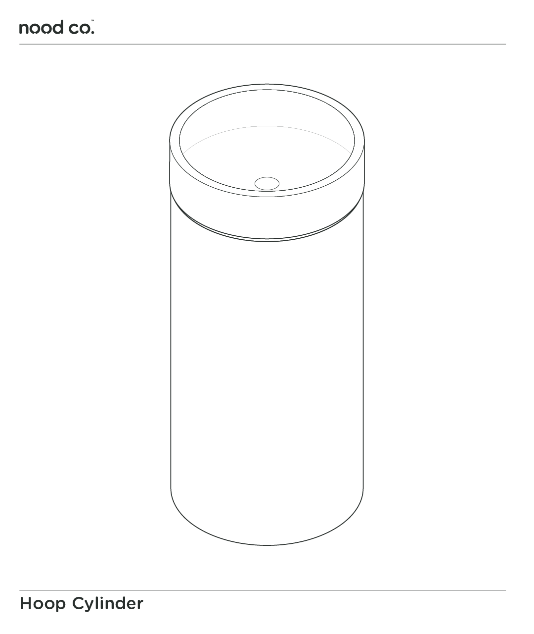 Cylinder - Hoop Basin (Karri)