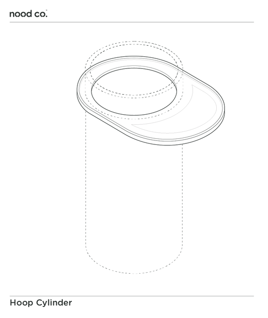 Cylinder - Hoop Basin (Copan Blue)