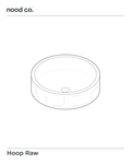 Hoop Raw Basin (Powder Blue)