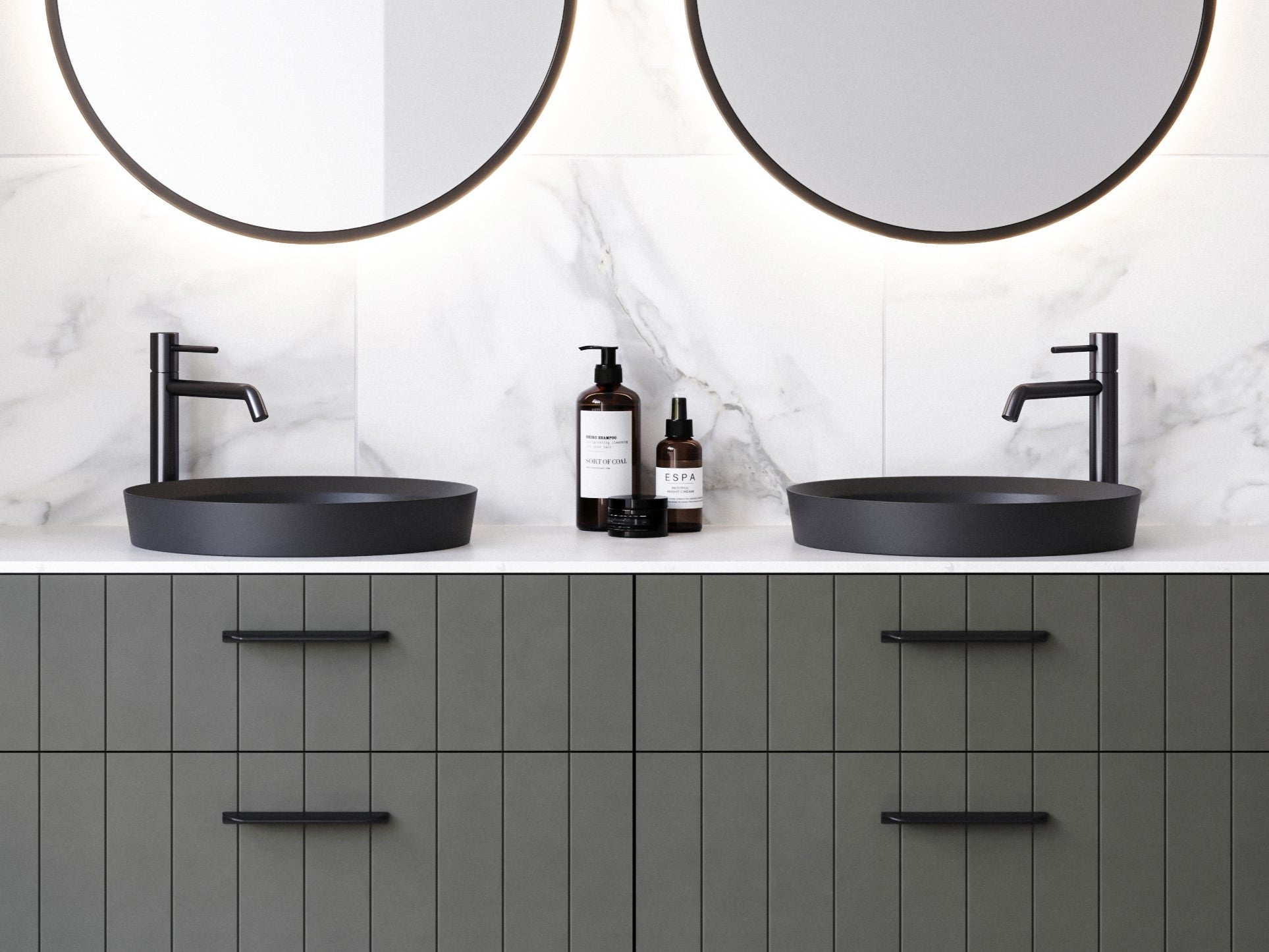 Timberline Radius Basin White Matt