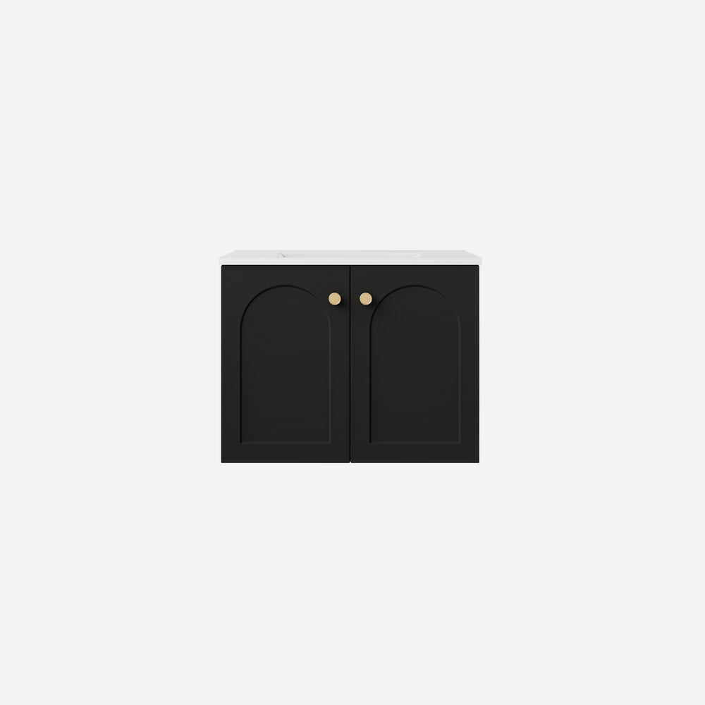 Chester Federation wall hung PVC Cabinet Matte Black