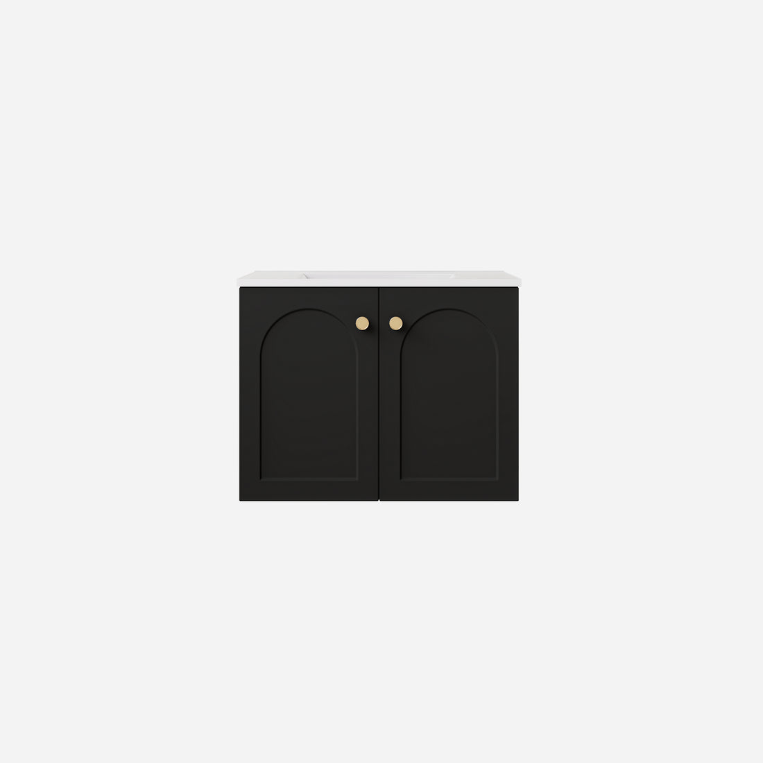 Chester Federation wall hung PVC Cabinet Matte Black