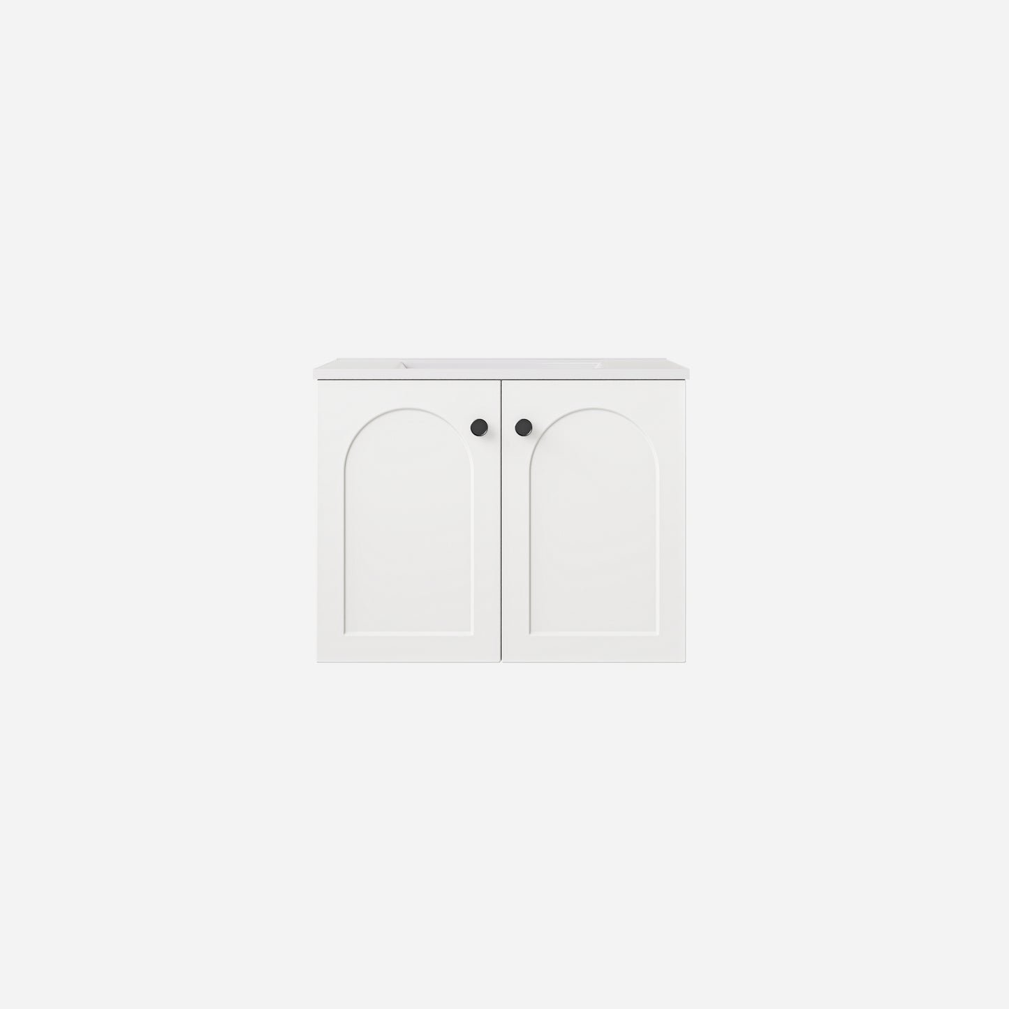 Chester Federation wall hung PVC Cabinet Matte White