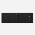 Chester Federation wall hung PVC Cabinet Matte Black