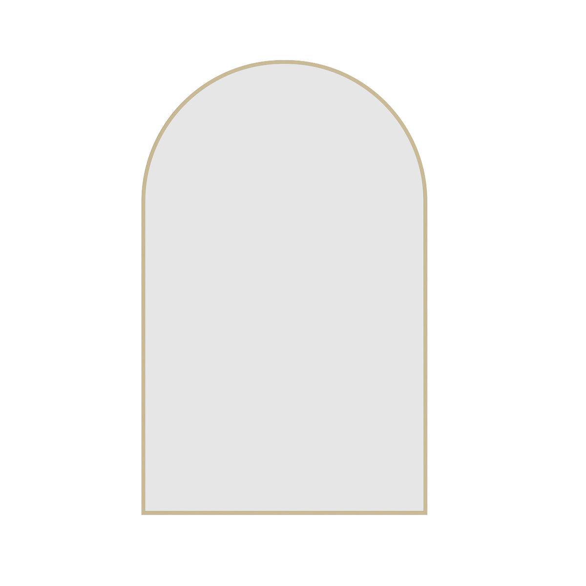JC5080G Arch Gold Framed Mirror