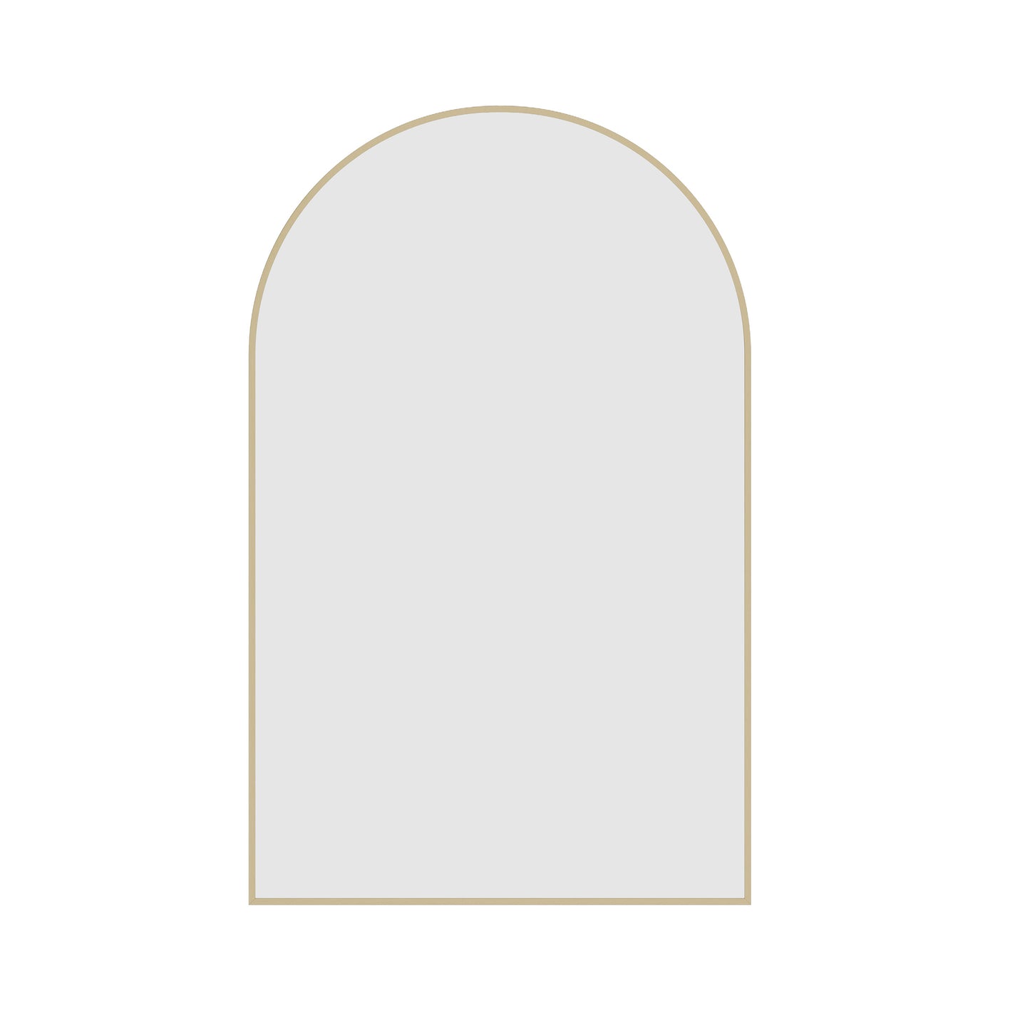 JC5080G Arch Gold Framed Mirror
