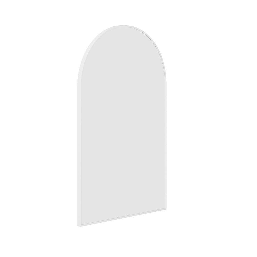 JC5080W Arch White Framed Mirror