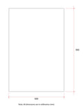 JS6090GT Rectangle Polished Edge Mirror