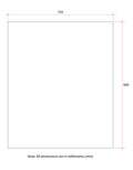 JS9075GT Rectangle Polished Edge Mirror