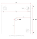 JS9090HN Rectangle Polished Edge Mirror