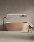 Juno Freestanding Bathtub (Blush Pink)