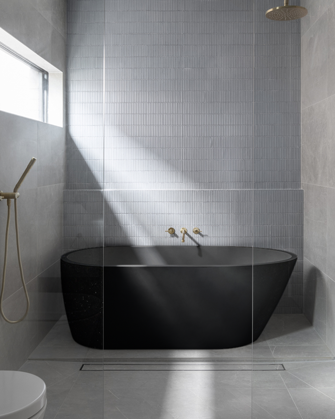 Juno Freestanding Bathtub (Charcoal)