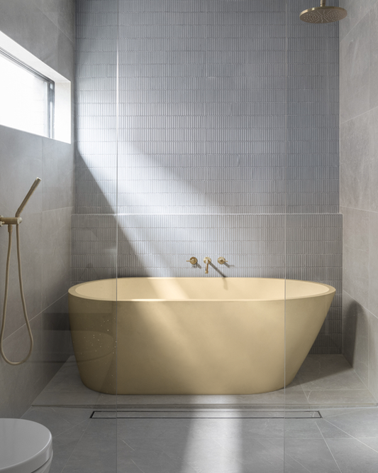 Juno Freestanding Bathtub (Custard)