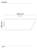 Juno Freestanding Bathtub (Storm)