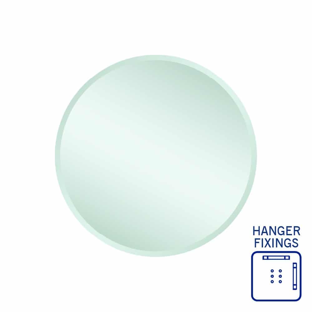 KR6060HN Round 18mm Bevel Edge Mirror