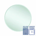 KR7070HND Round 18mm Bevel Edge Mirror with Demister