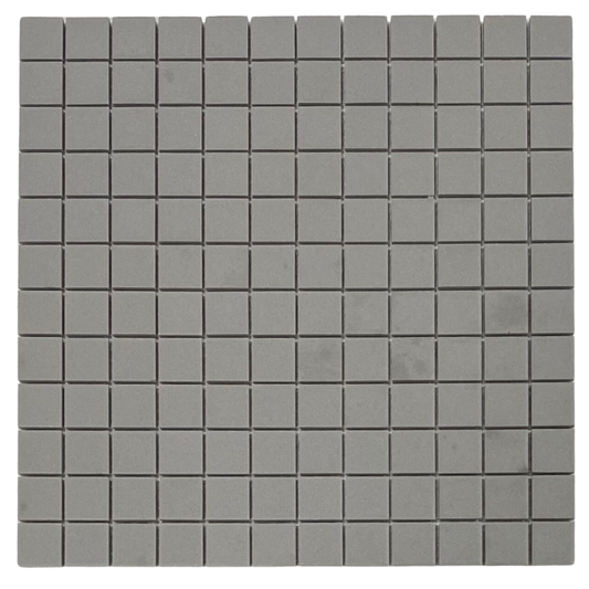 KYOTO GREY UNGLAZED JAPANESE LOOK SQUARE MOSAIC TILE
