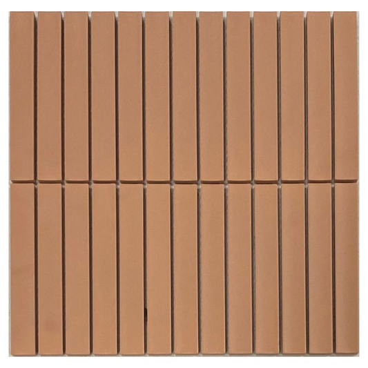KYOTO TERRACOTTA UNGLAZED JAPANESE LOOK KIT KAT MOSAIC TILE