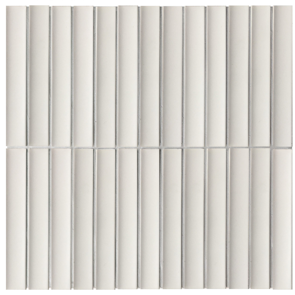 KYOTO WHITE MATTE JAPANESE LOOK KIT KAT MOSAIC TILE