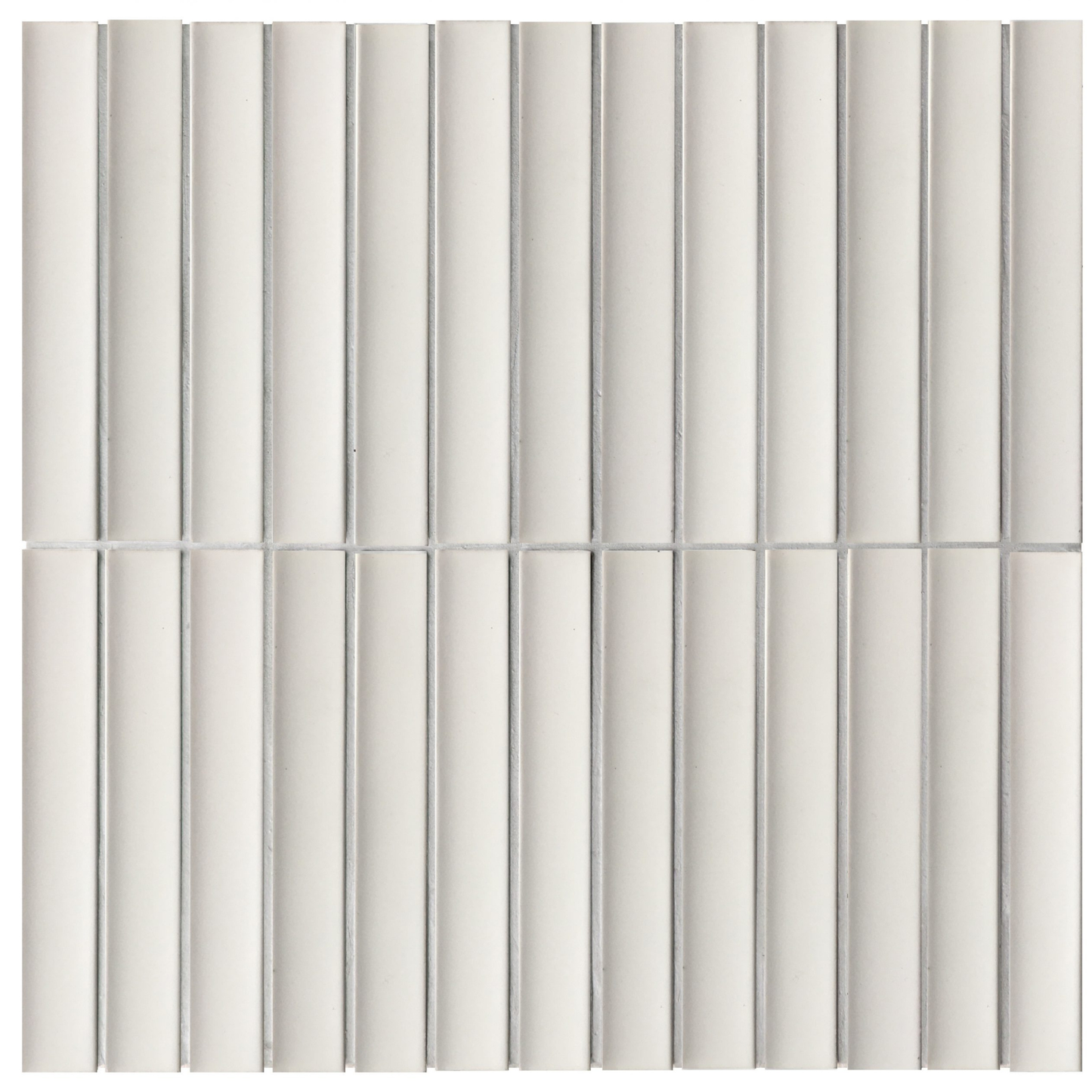 KYOTO WHITE MATTE JAPANESE LOOK KIT KAT MOSAIC TILE - Sample