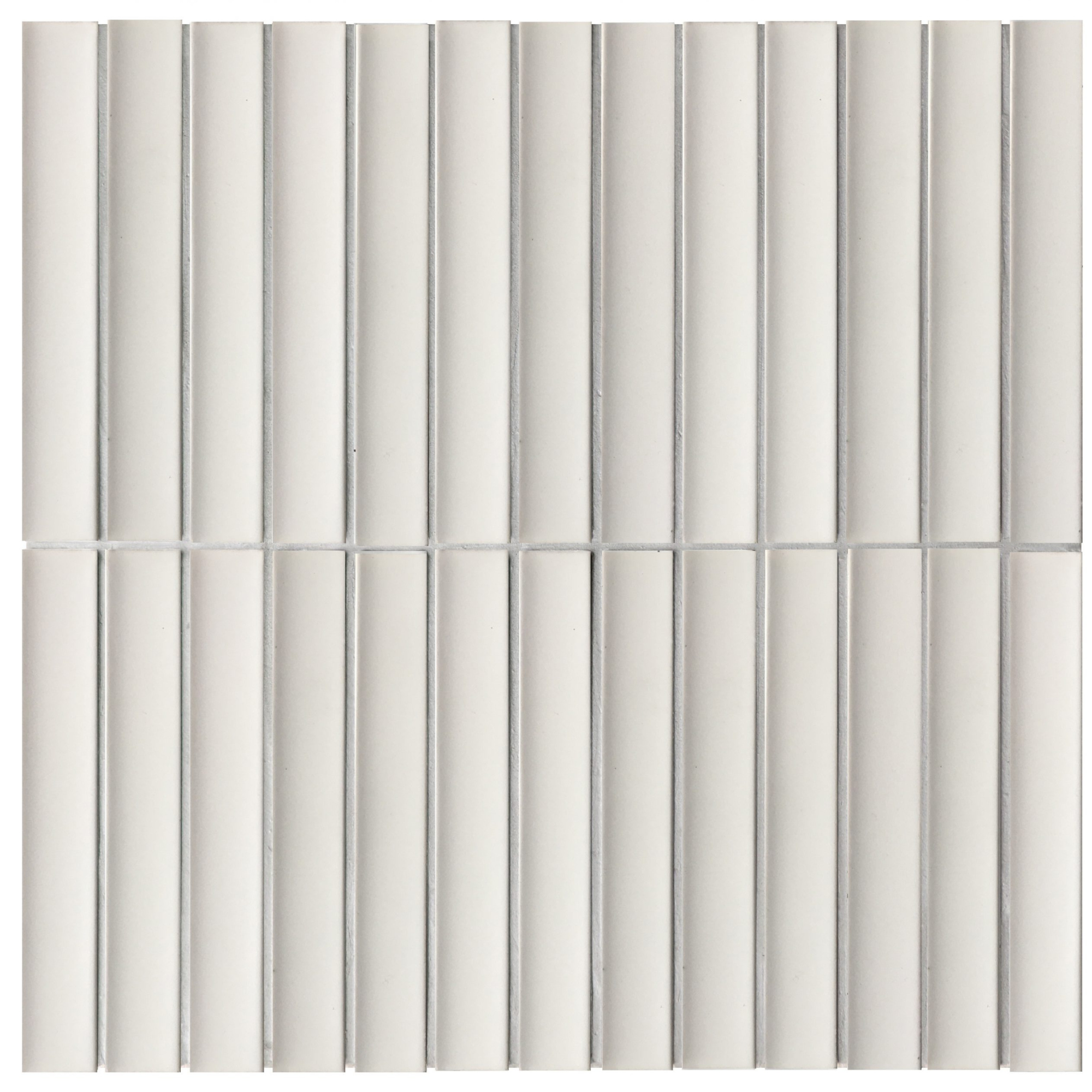KYOTO WHITE MATTE JAPANESE LOOK KIT KAT MOSAIC TILE - Sample