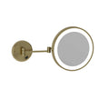 L252CSMCBB 3x Magnification Brushed Brass Mirror with Light