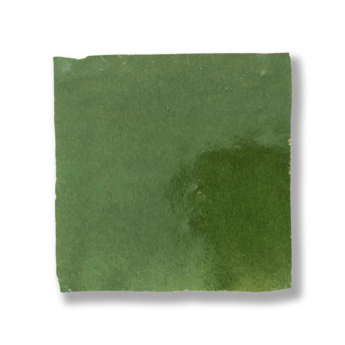 Medina Lime Green Moroccan Zellige Square Tile
