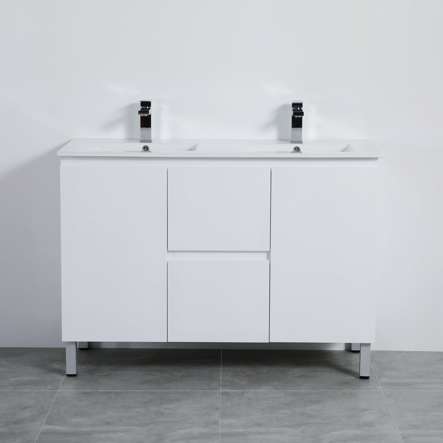Alpha Free Standing PVC Vanity with soft closing LK-AL124DL