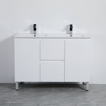 Alpha Free Standing PVC Vanity with soft closing LK-AL124DL