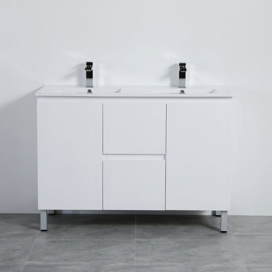 Alpha Free Standing PVC Vanity with soft closing LK-AL124DL