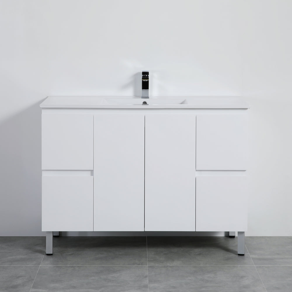Alpha Free Standing PVC Vanity with soft closing LK-AL124L