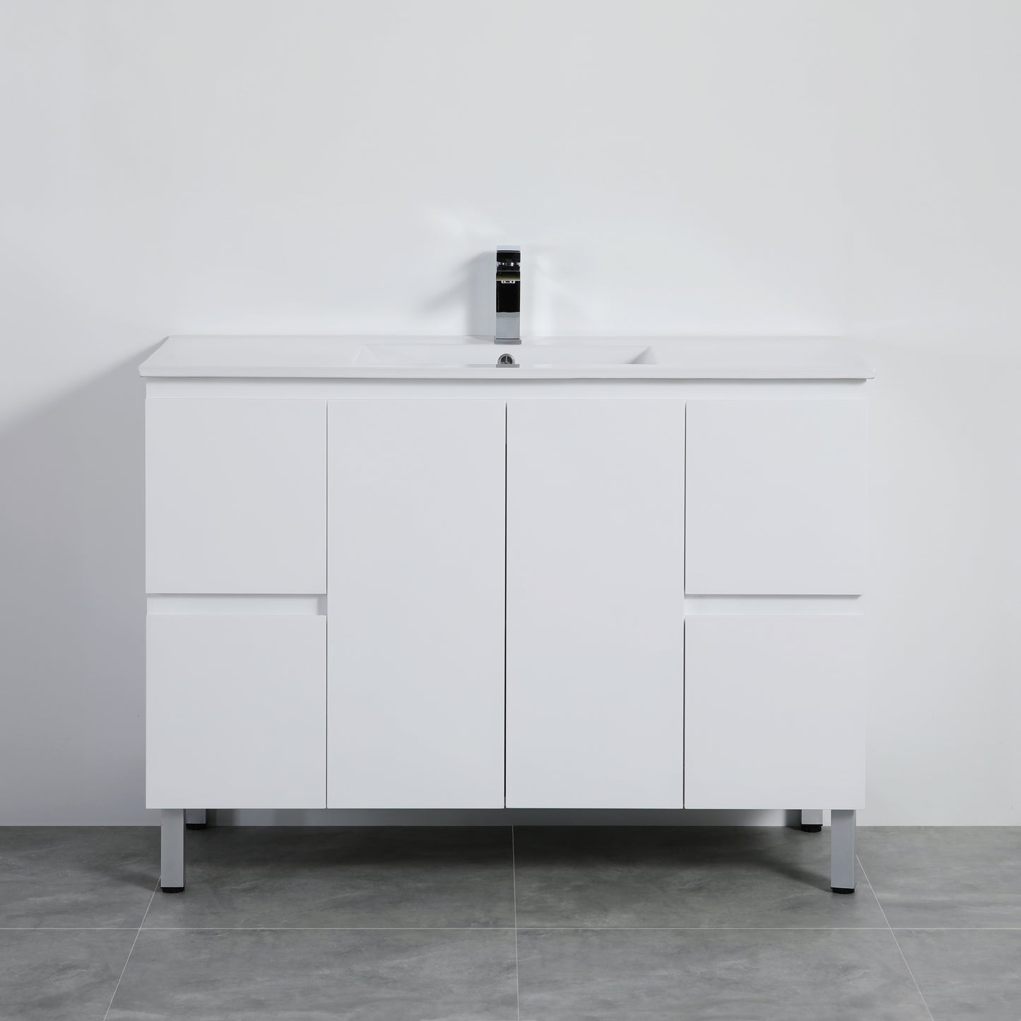 Alpha Free Standing PVC Vanity with soft closing LK-AL124L