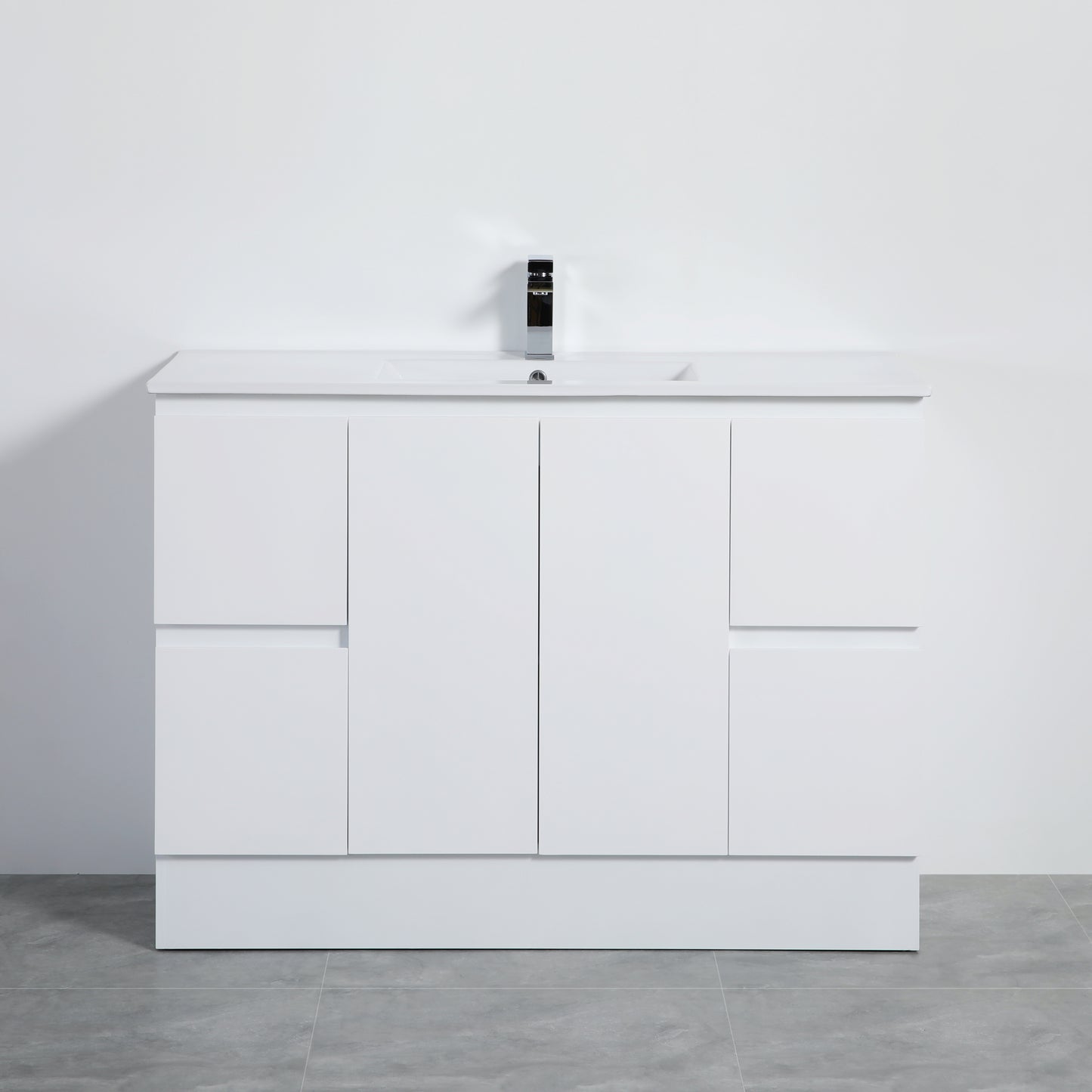 Alpha Free Standing PVC Vanity with soft closing LK-AL124K
