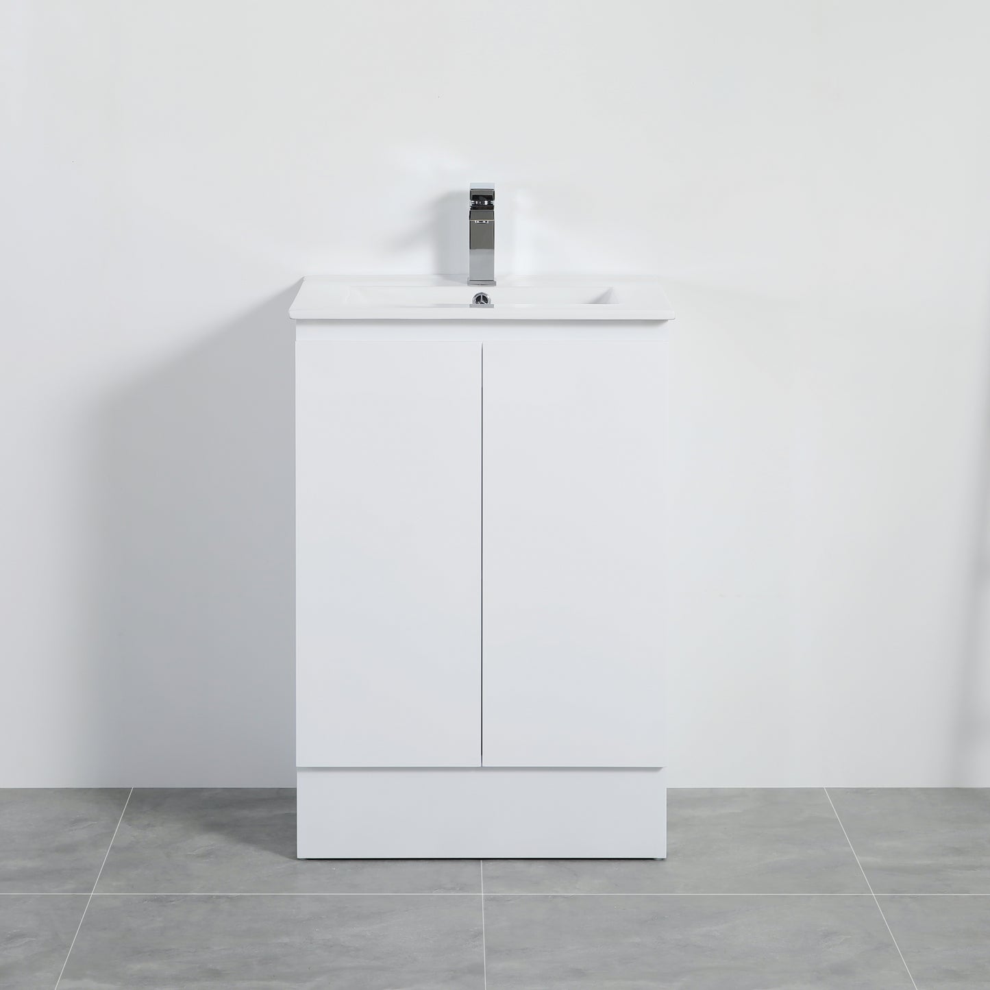 Alpha Free Standing PVC Vanity with soft closing LK-AL64K