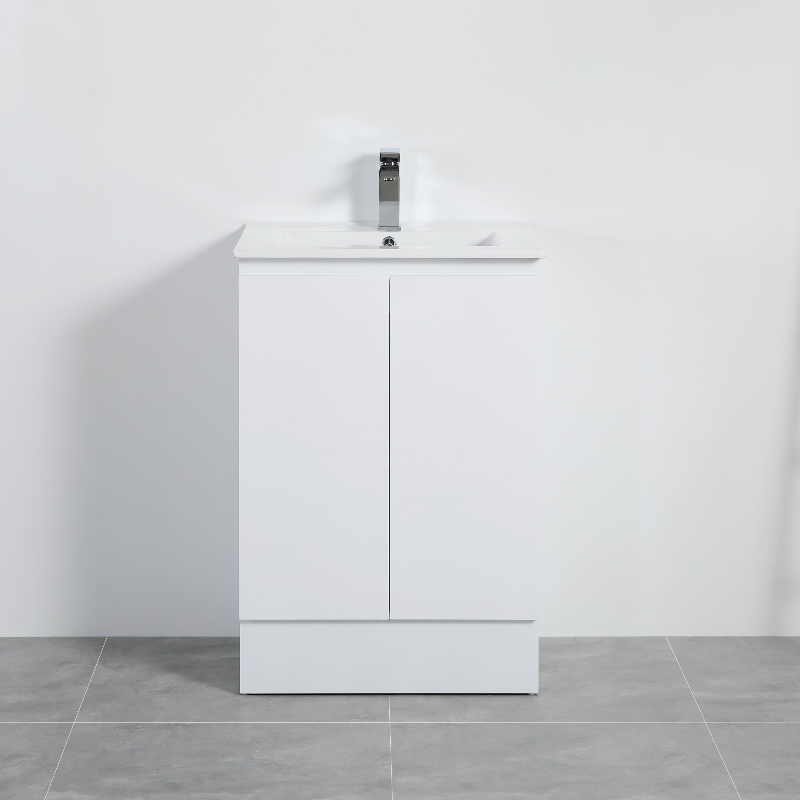 Alpha Free Standing PVC Vanity with soft closing LK-AL64K