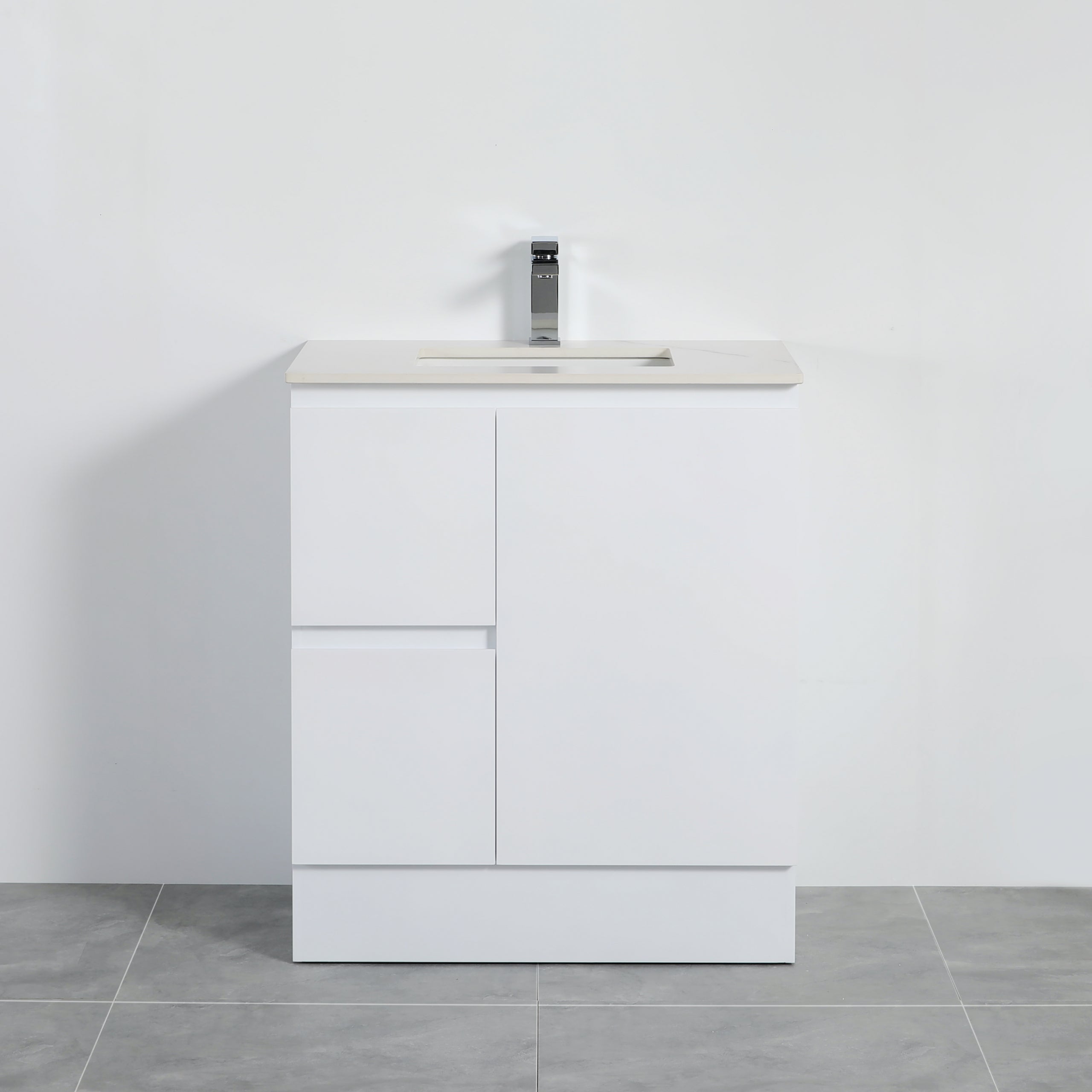 Alpha Free Standing PVC Vanity with soft closing LK-AL74LK