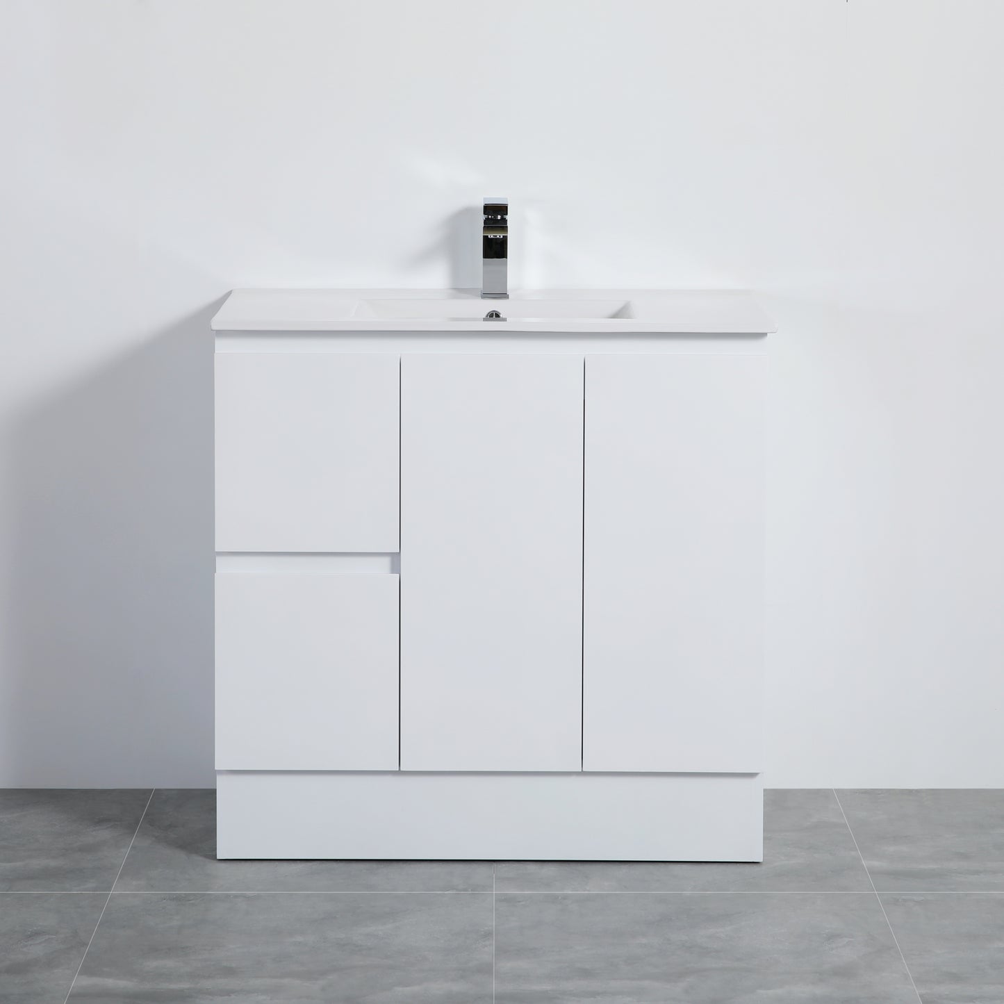 Alpha Free Standing PVC Vanity with soft closing LK-AL94LK