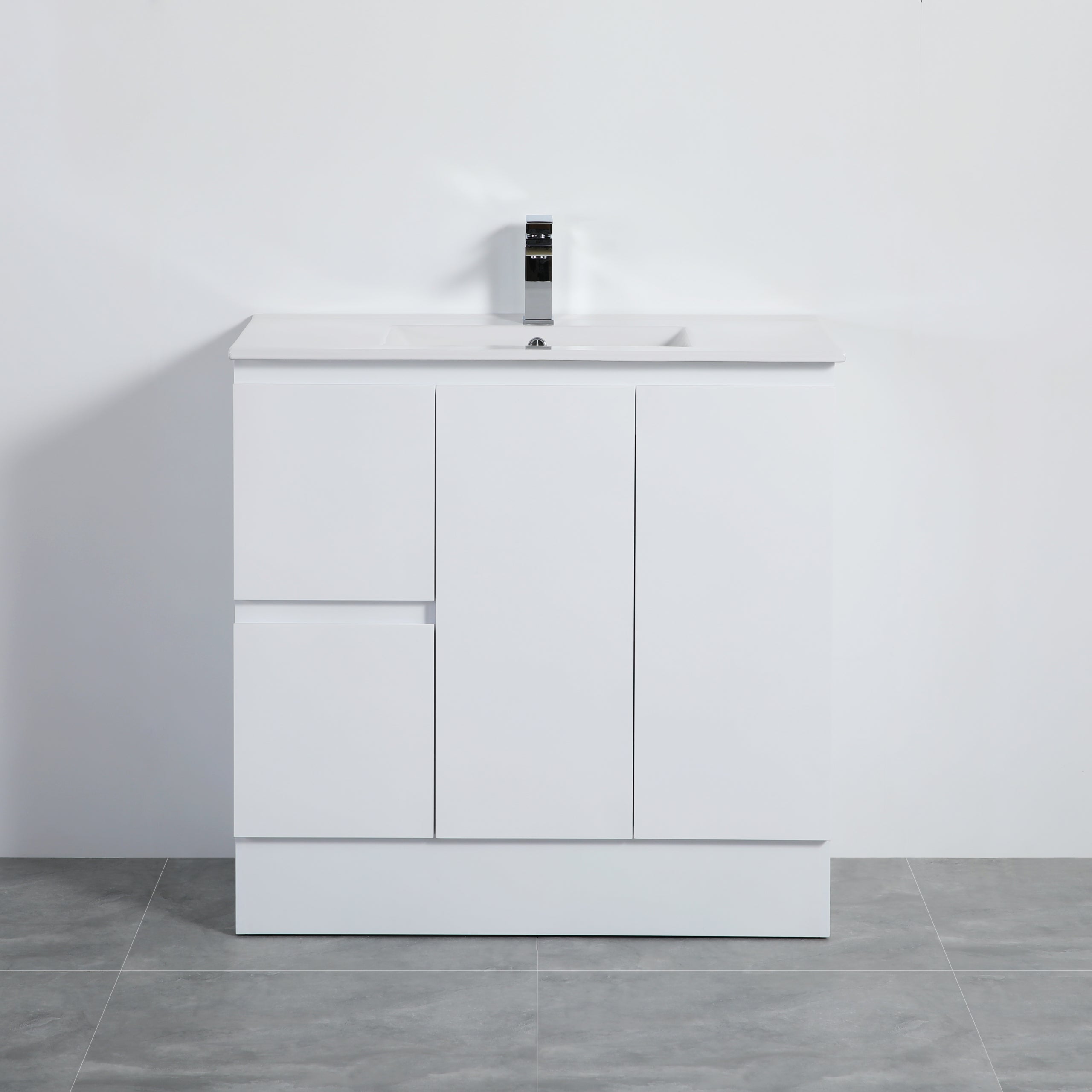 Alpha Free Standing PVC Vanity with soft closing LK-AL94LK