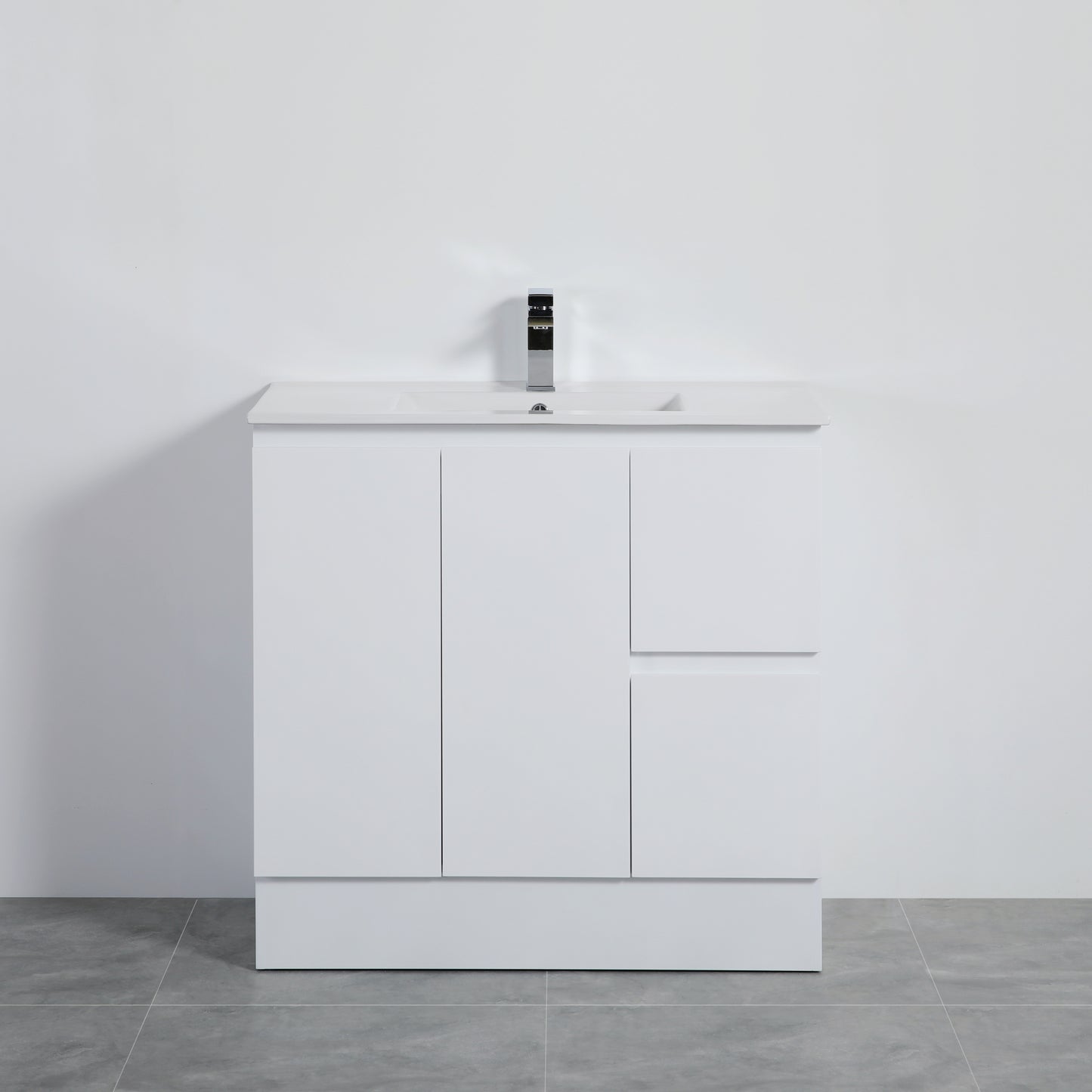 Alpha Free Standing PVC Vanity with soft closing LK-AL94RK